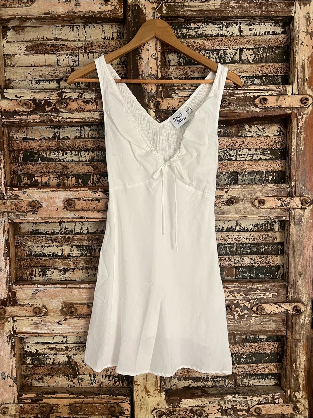 PRINCESS POLLY • white bareena mini dress